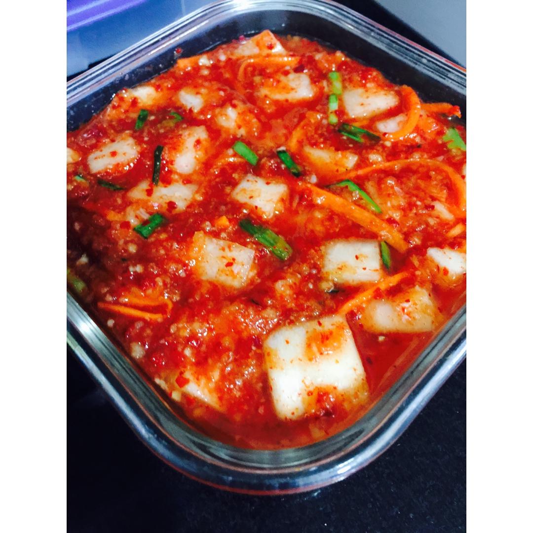 韩国泡菜辣萝卜块