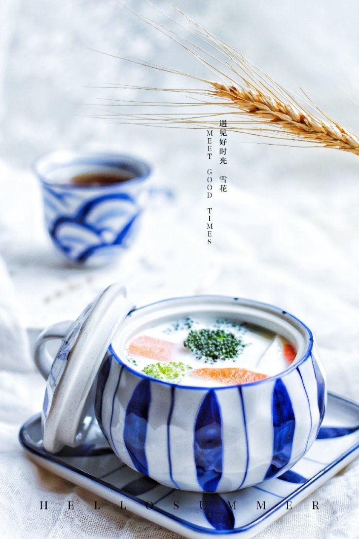 🔥冬日热汤❗日式奶味蔬菜汤