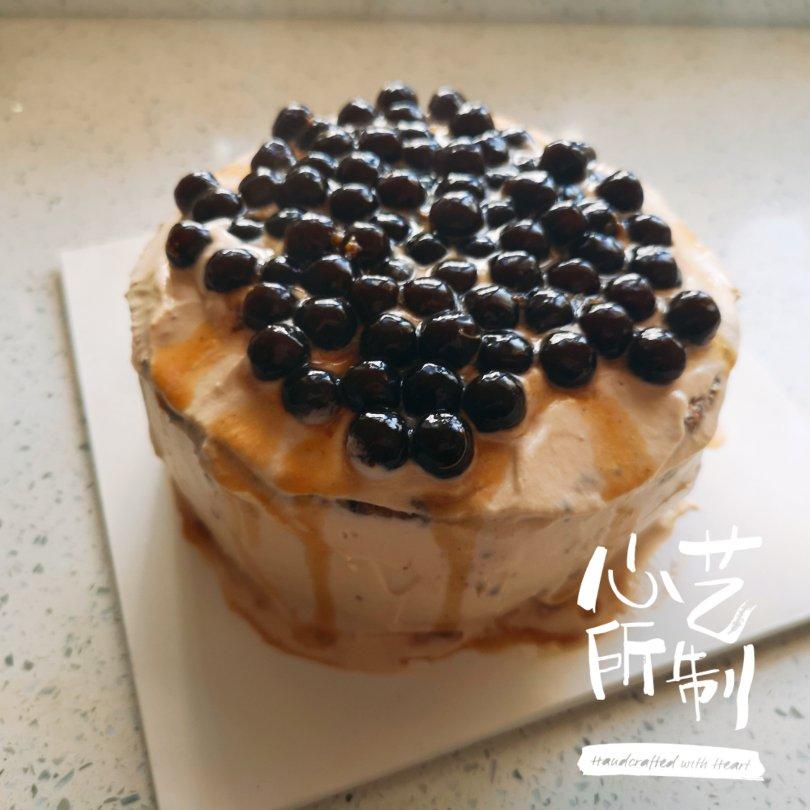 黑糖珍珠爆浆蛋糕