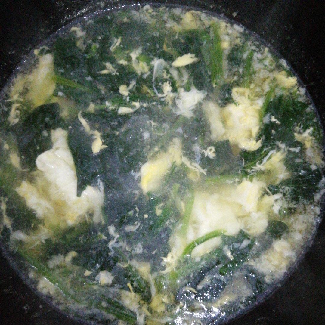 番茄鸡蛋菠菜汤