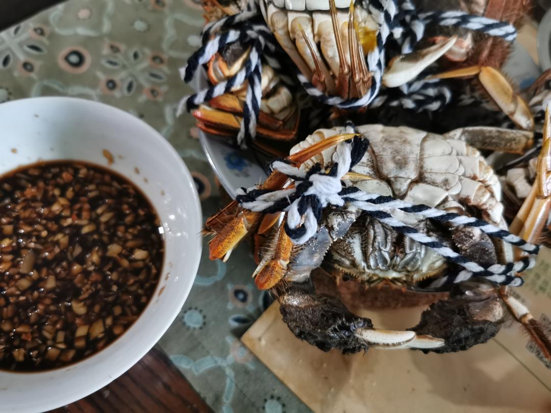 清蒸大闸蟹/螃蟹+蘸料