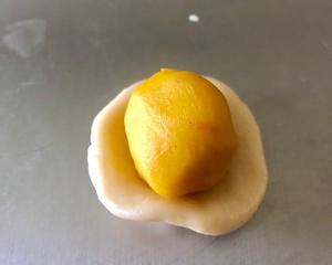 彩色蛋黄酥（6色）的做法 步骤9