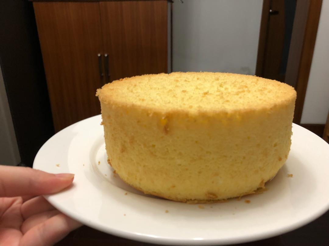 戚风蛋糕（不回缩，裱花打底首选）