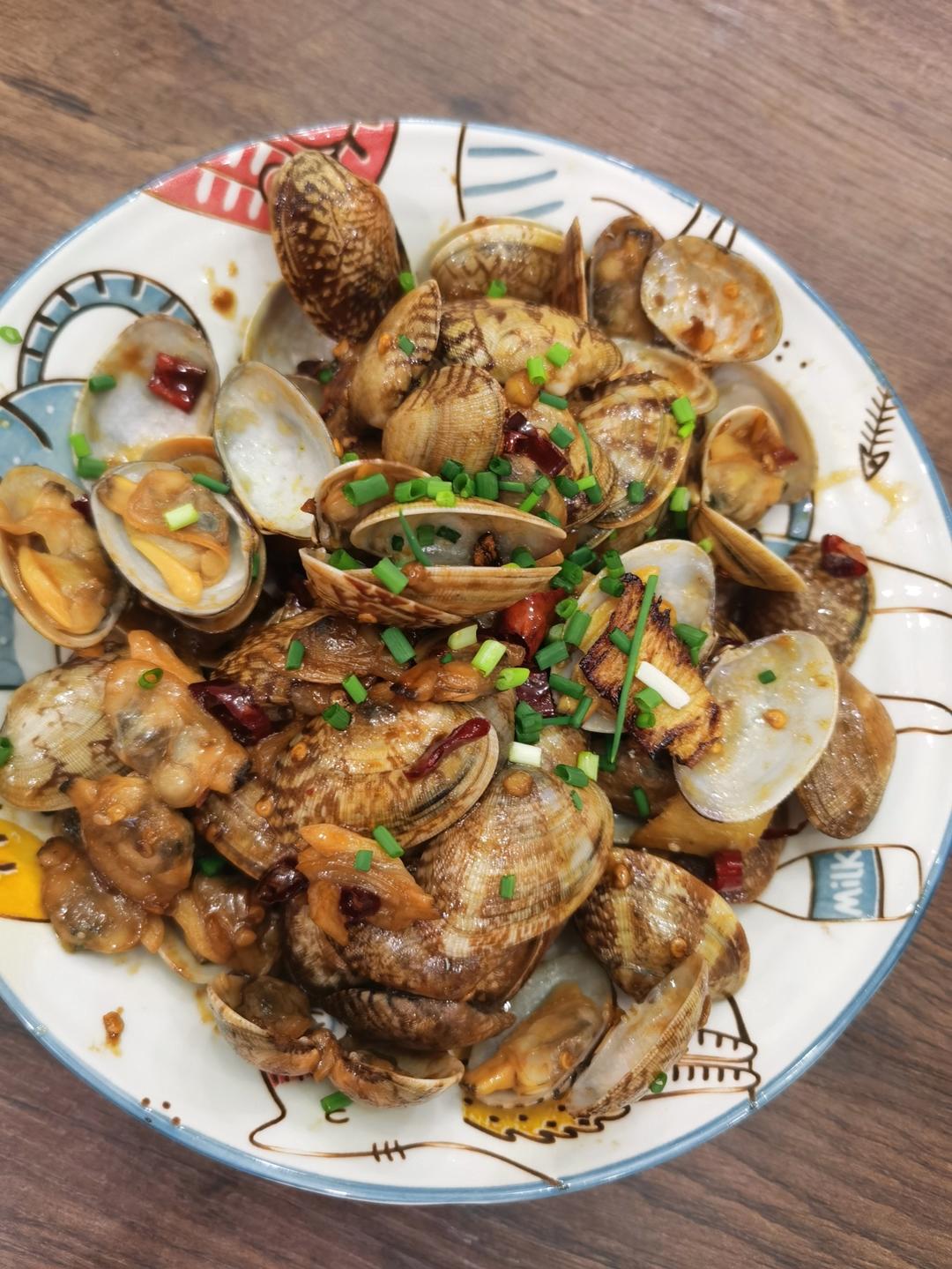 辣炒花蛤