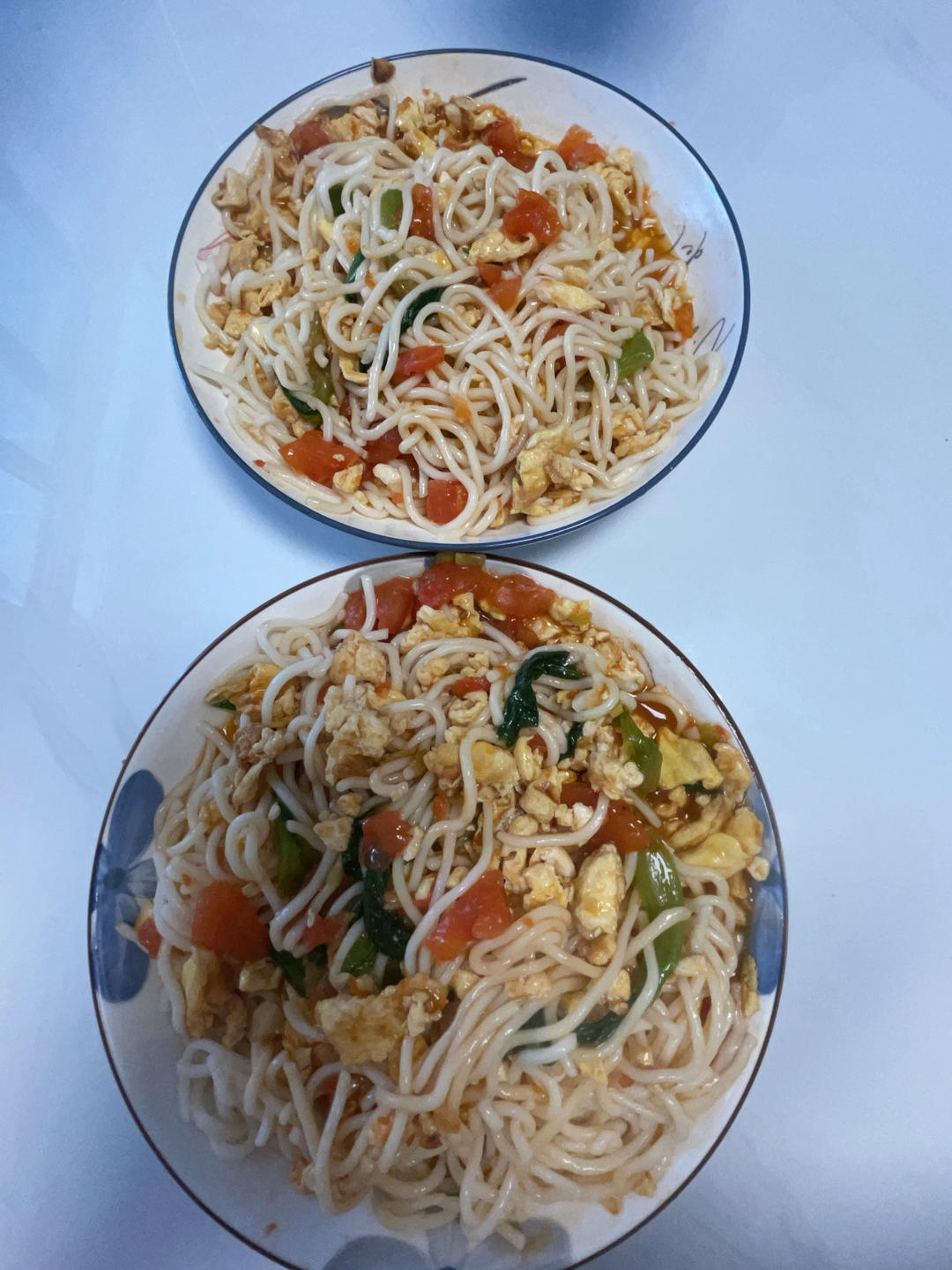 西红柿鸡蛋打卤面（快手菜）