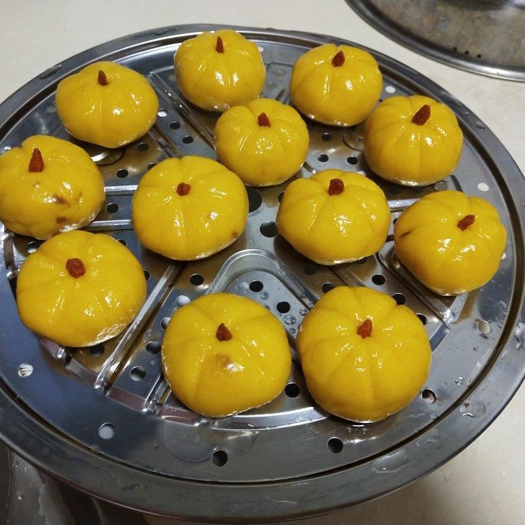南瓜糯米包(南瓜饼)的全部作品