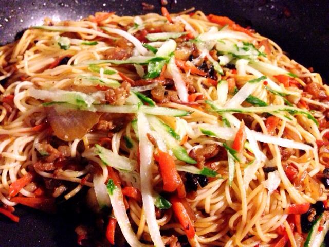 蔬菜炒面