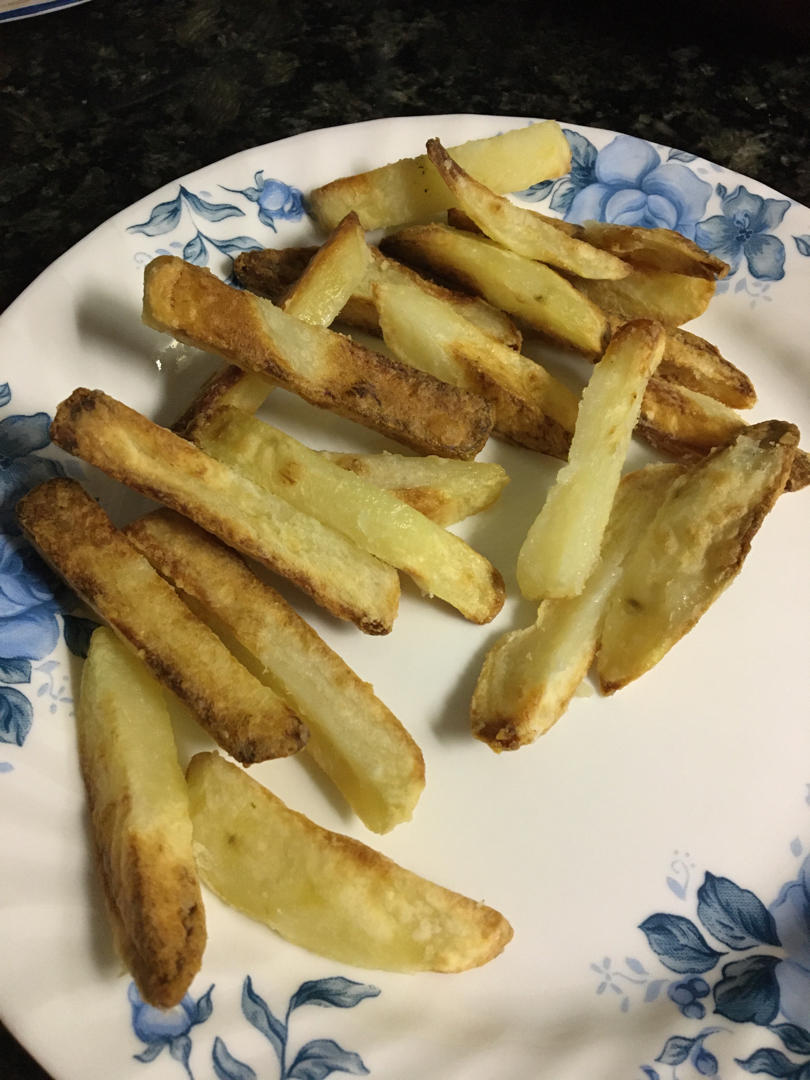 空气炸锅薯条&不用速冻版&超快手 现做现吃