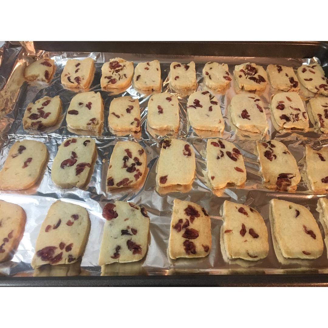 低糖少油版蔓越莓饼干