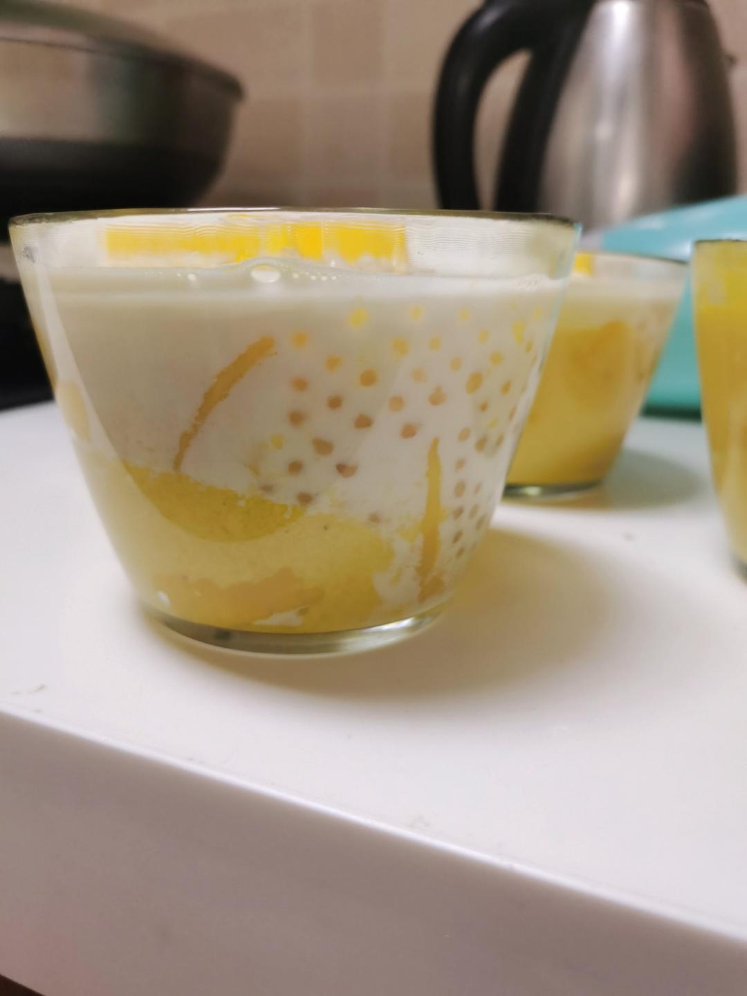 港式甜品——杨枝甘露(芒果西米露)附芒果花切法