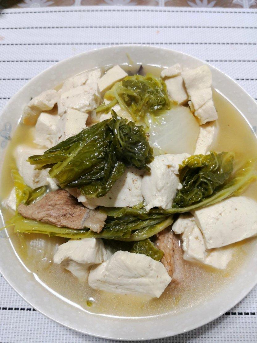 白菜炖豆腐