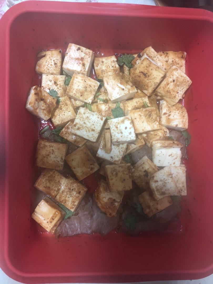 香辣孜然烤豆腐（烤箱版）