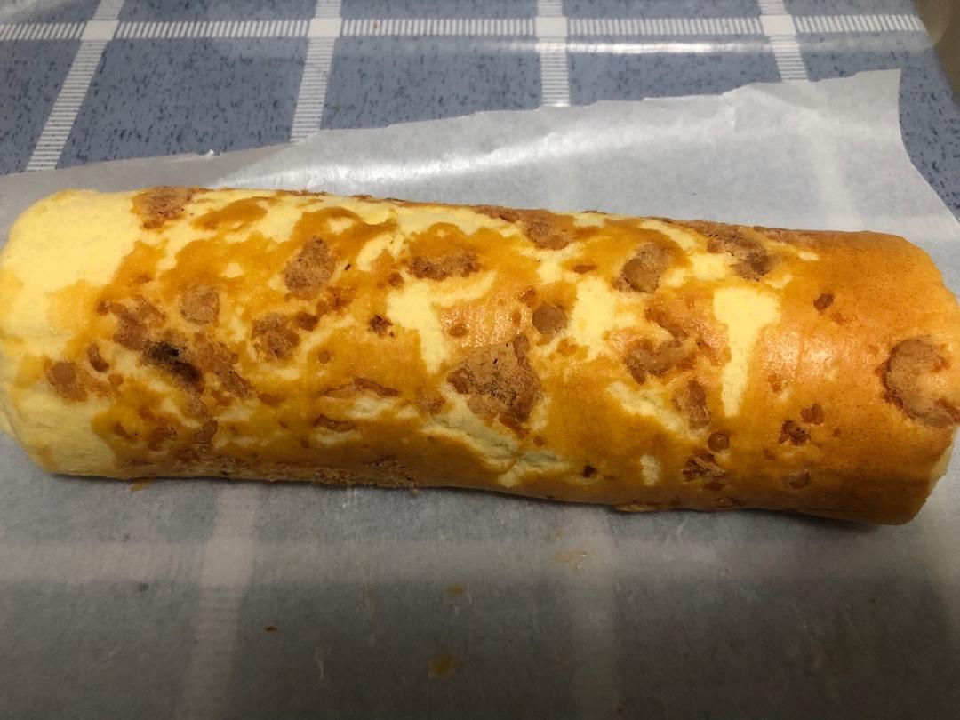怎么卷都不裂的肉松蛋糕卷