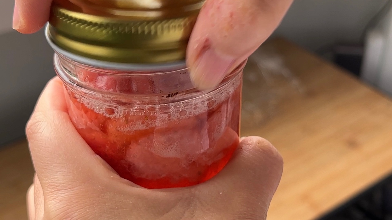 草莓酵种吐司的做法 步骤1