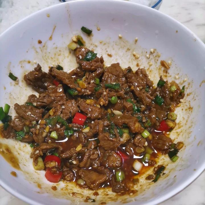 香菜拌牛肉