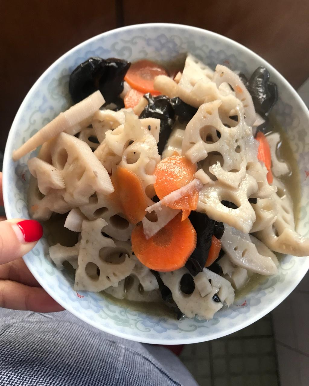 素炒藕片