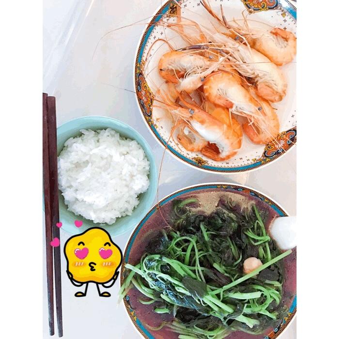 蒜茸炒红苋菜