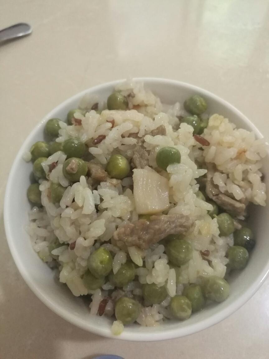 豌豆饭的做法