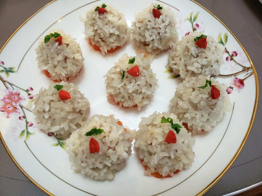 蒸糯米丸子