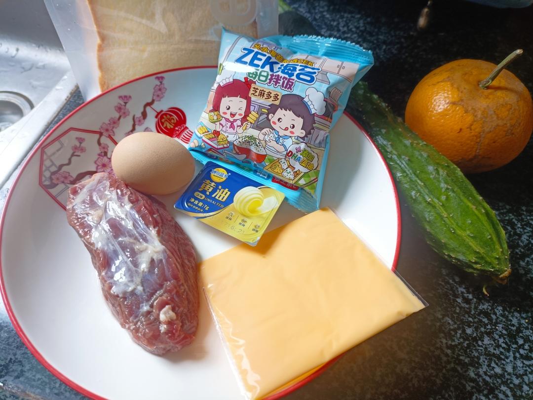 儿童版牛肉三明治