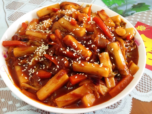 韩式辣炒年糕