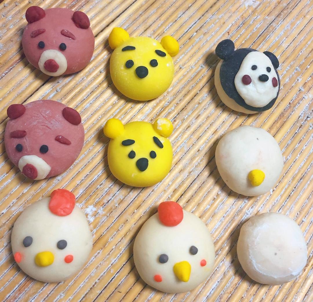 迪士尼卡通挤挤小馒头