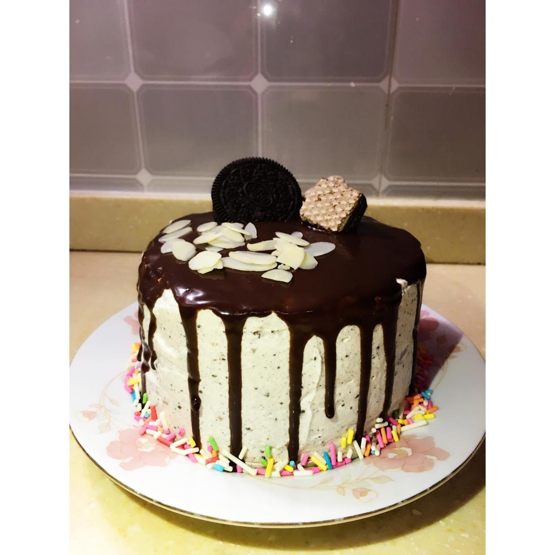 风靡欧美的滴落蛋糕~巧克力盛宴dripping cake
