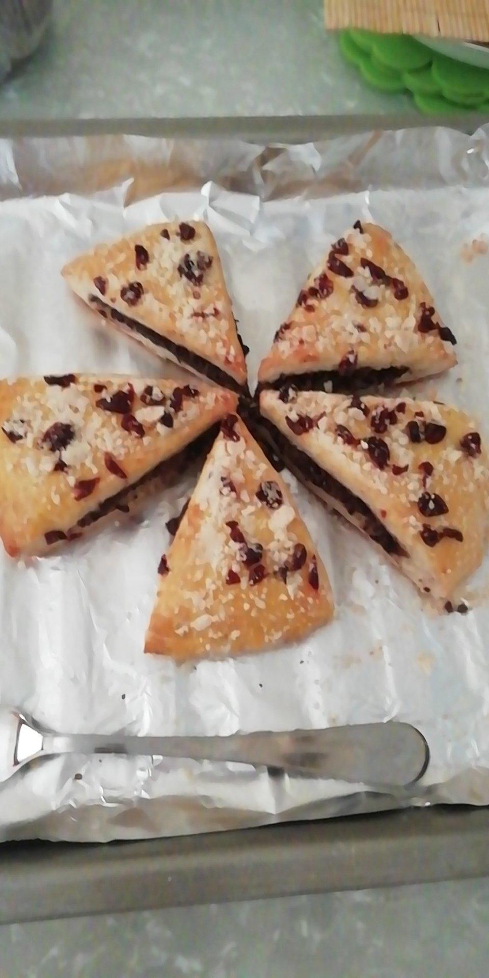 红豆蔓越莓司康（松饼）