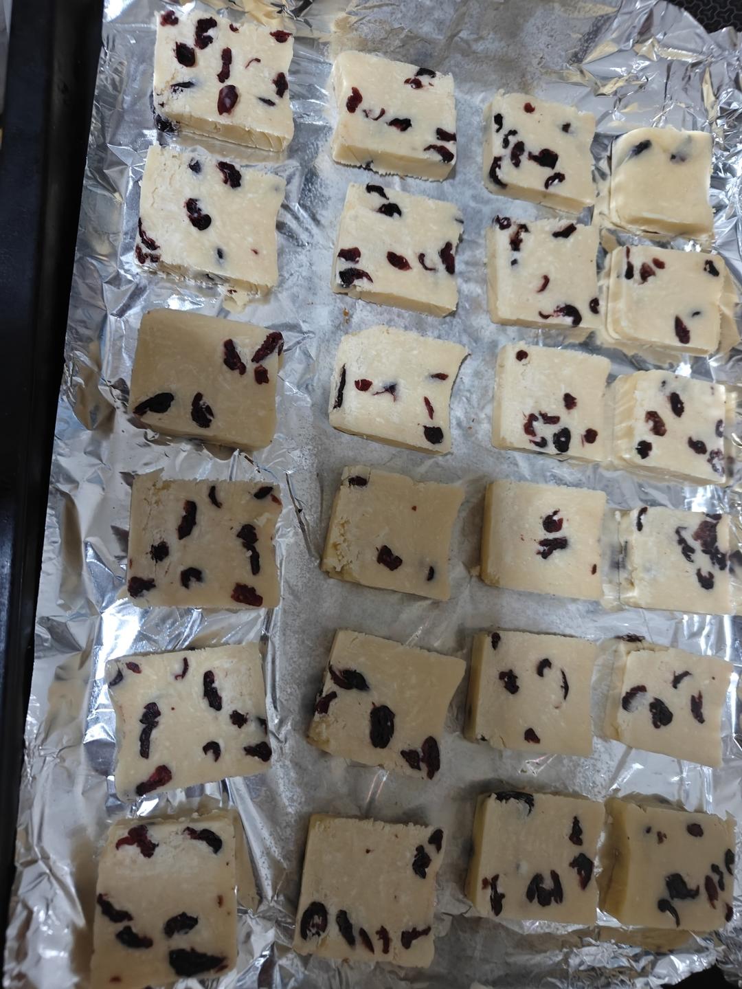 蔓越莓饼干（加淡奶油无鸡蛋版）