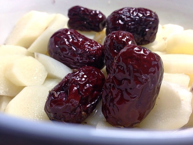 montien做的桂花红枣蒸山药