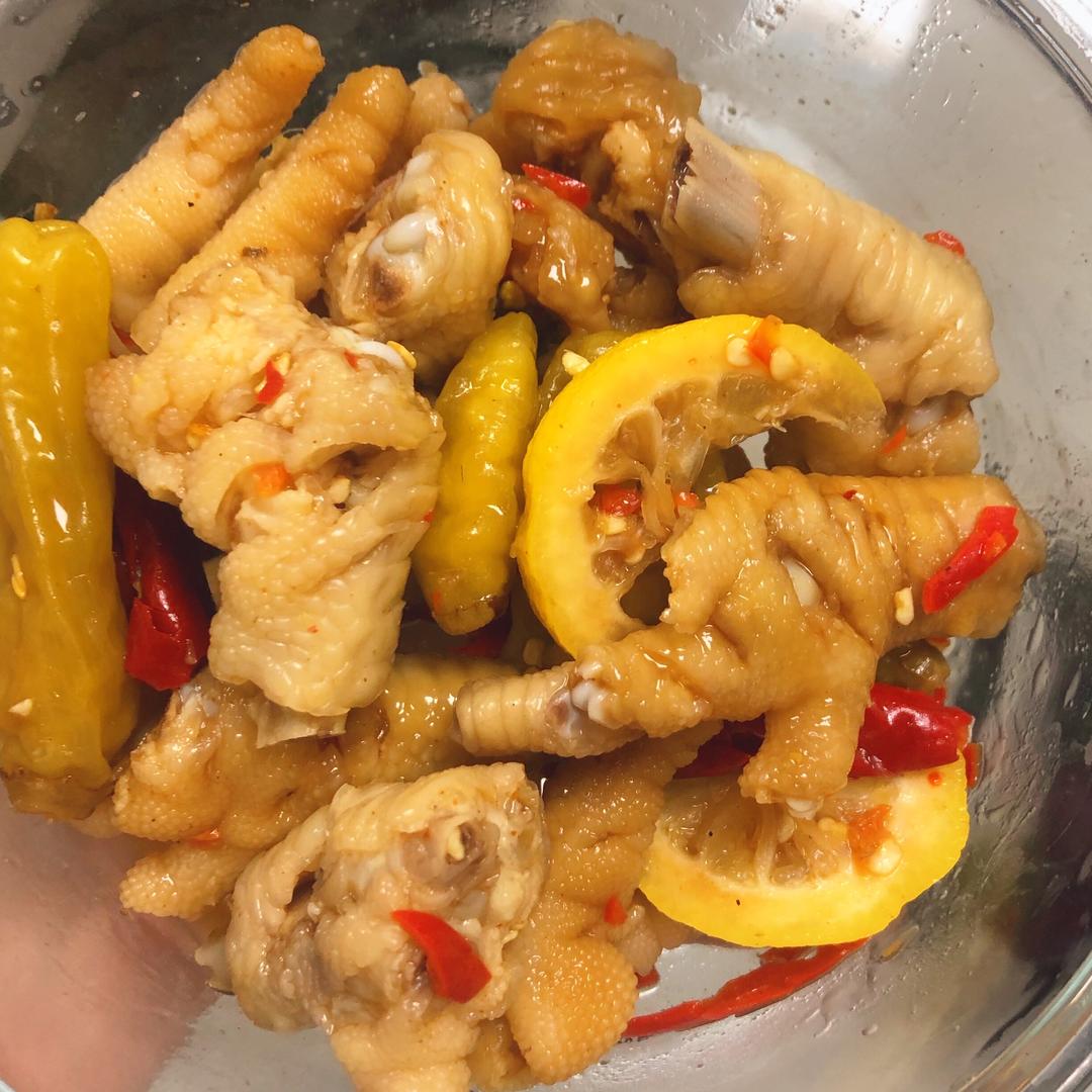 柠檬泡椒鸡爪