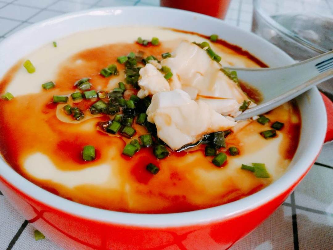 豆腐鸡蛋羹