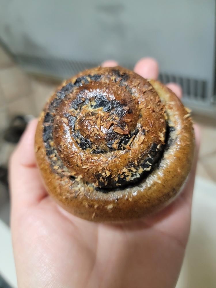 黑芝麻核桃奶酥卷✨层层美味😋手撕松软