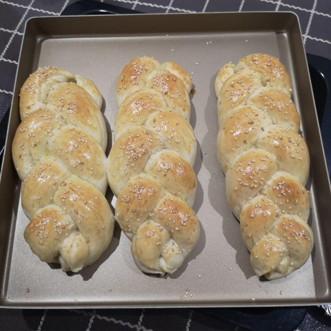 酸奶辫子面包（一次发酵）