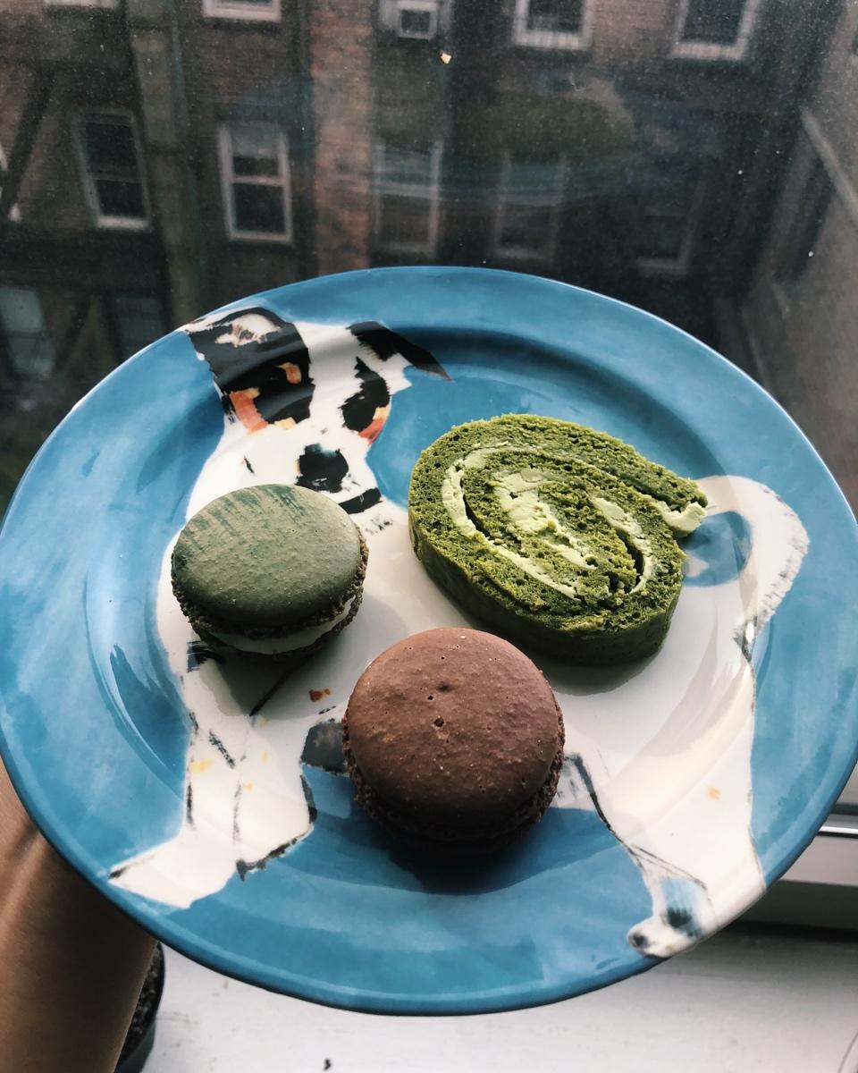 抹茶红豆蛋糕卷