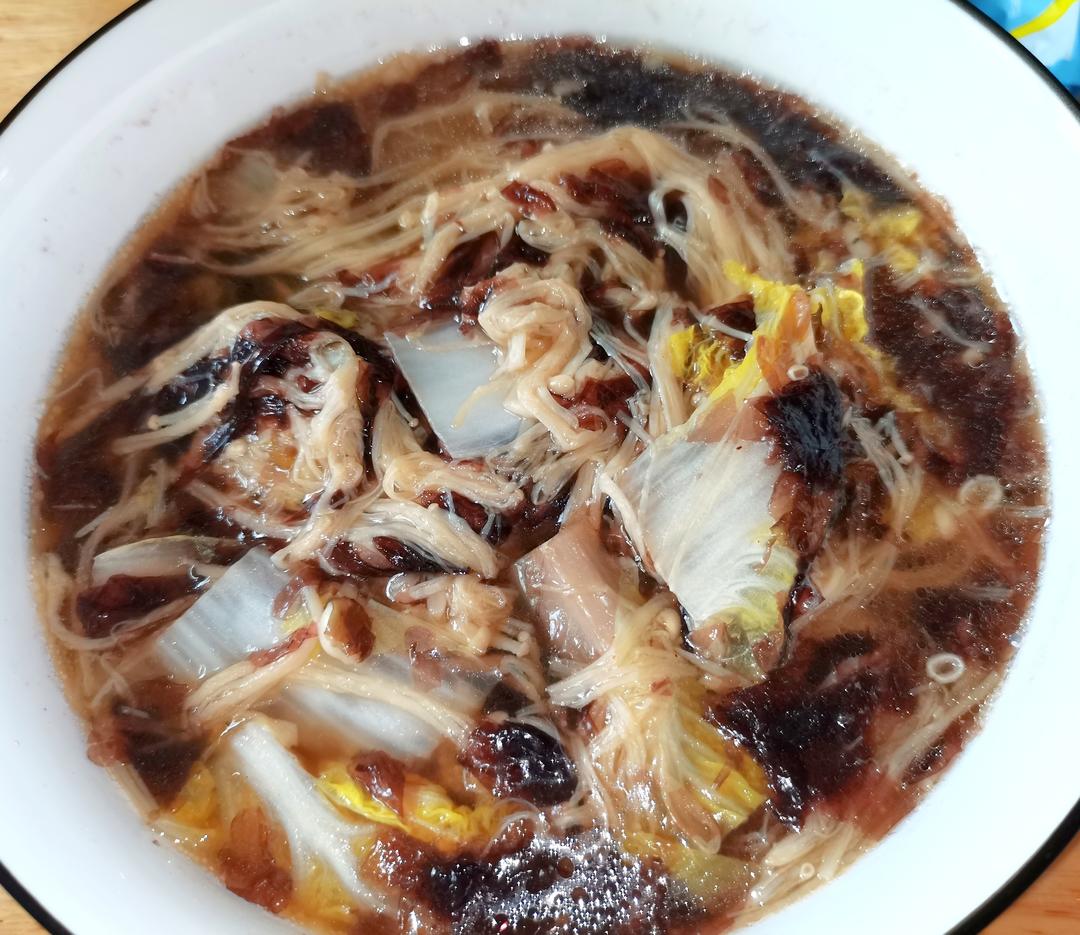 紫菜金针菇汤