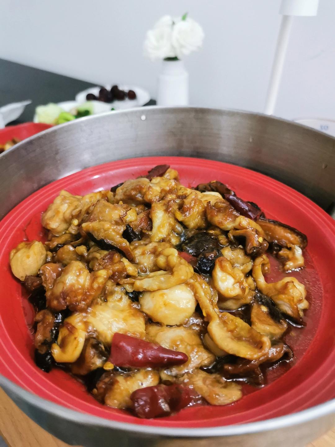 香菇蒸鸡腿