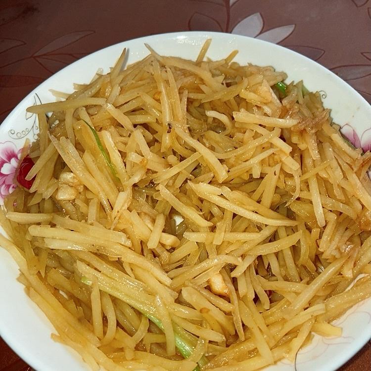 醋烹土豆丝