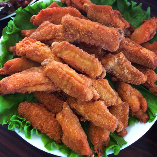 香脆辣味炸鸡翅