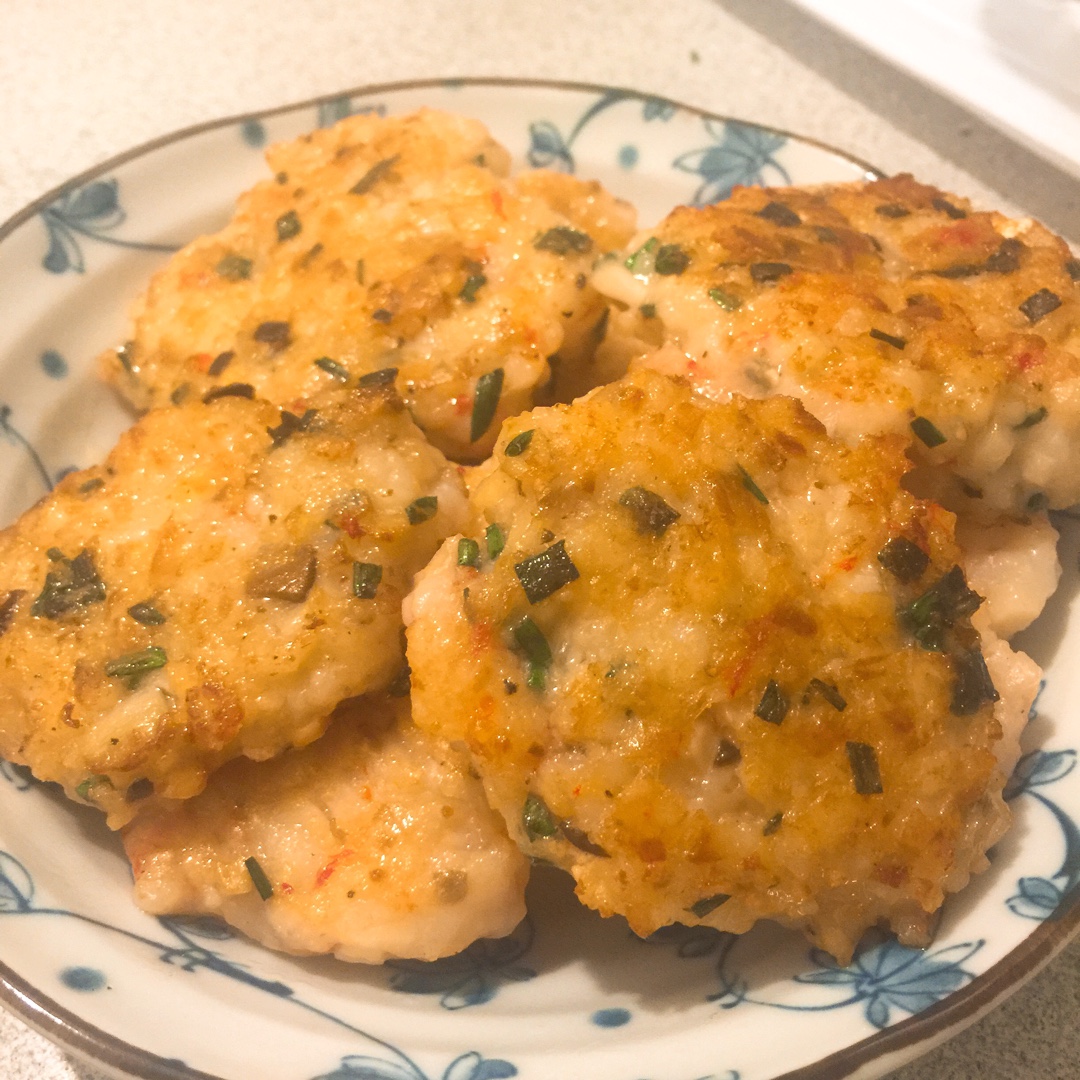 香煎虾饼