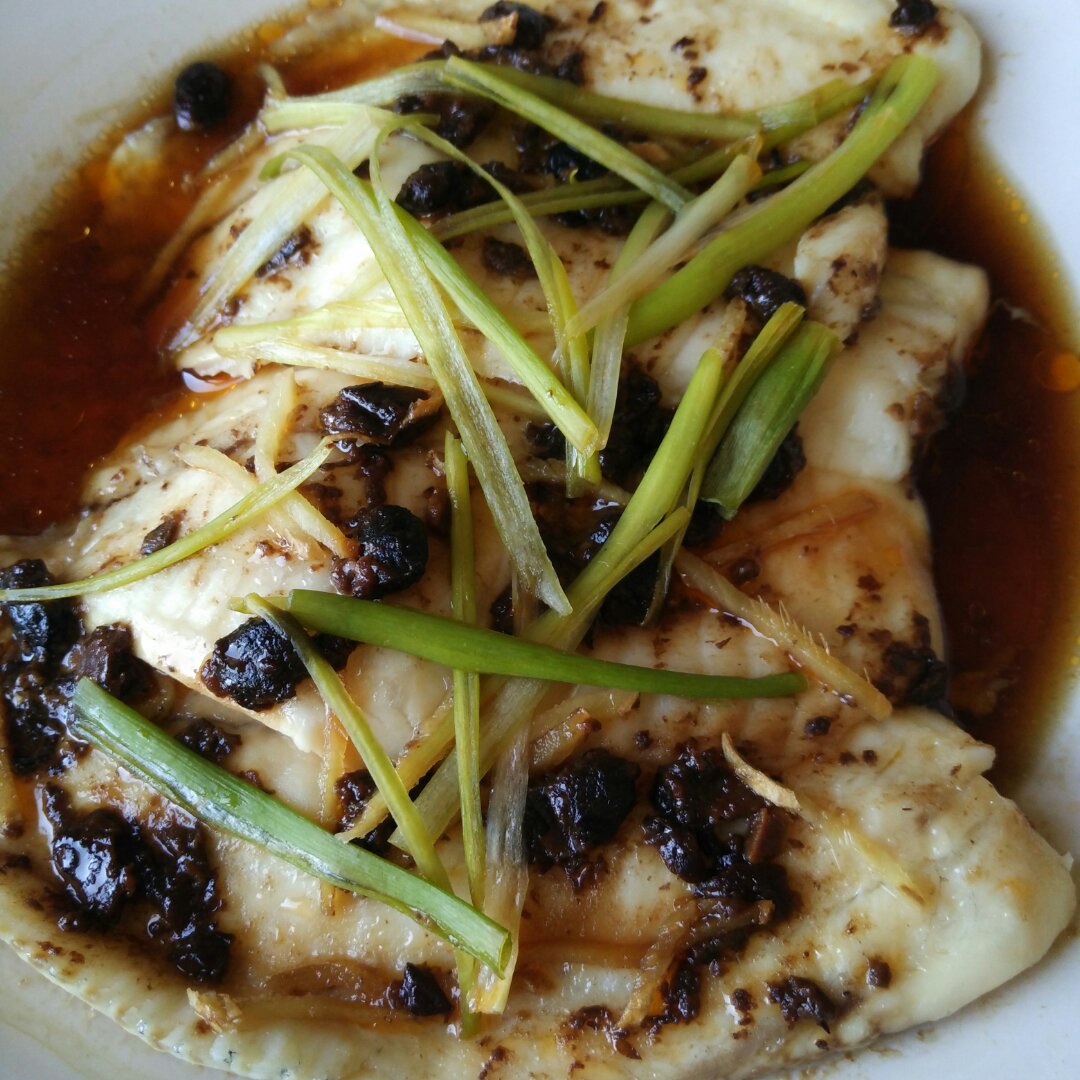 蒸豆豉姜whitefish