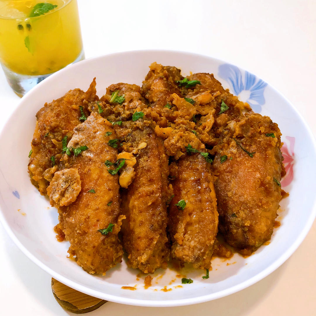 咸蛋黄鸡翅