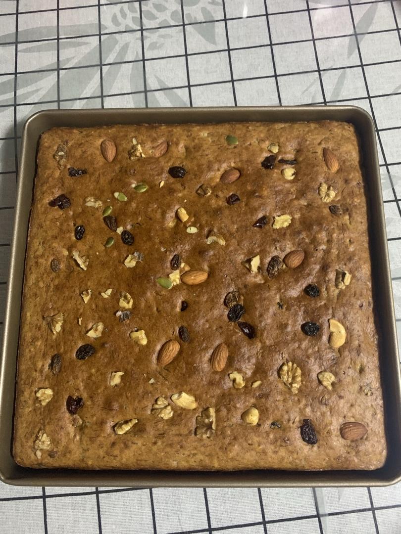 香蕉核桃蛋糕（低油少糖健康版）