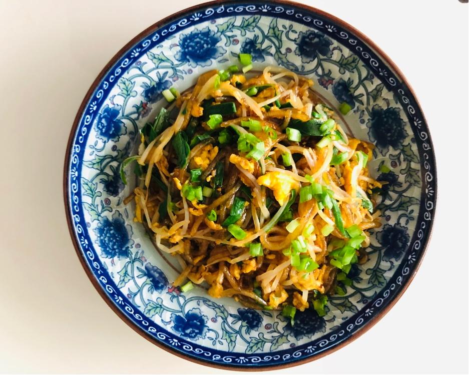 跟筋饼绝配的炒合菜~