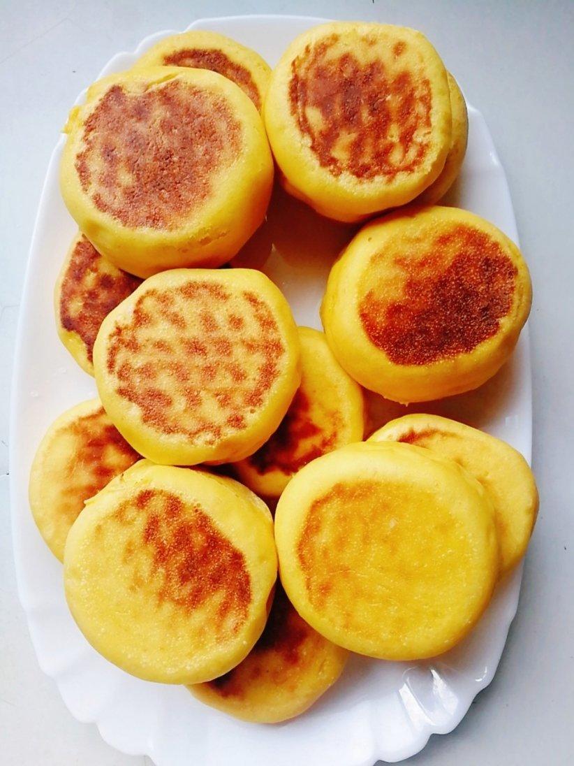 堂妈小厨——发面南瓜饼