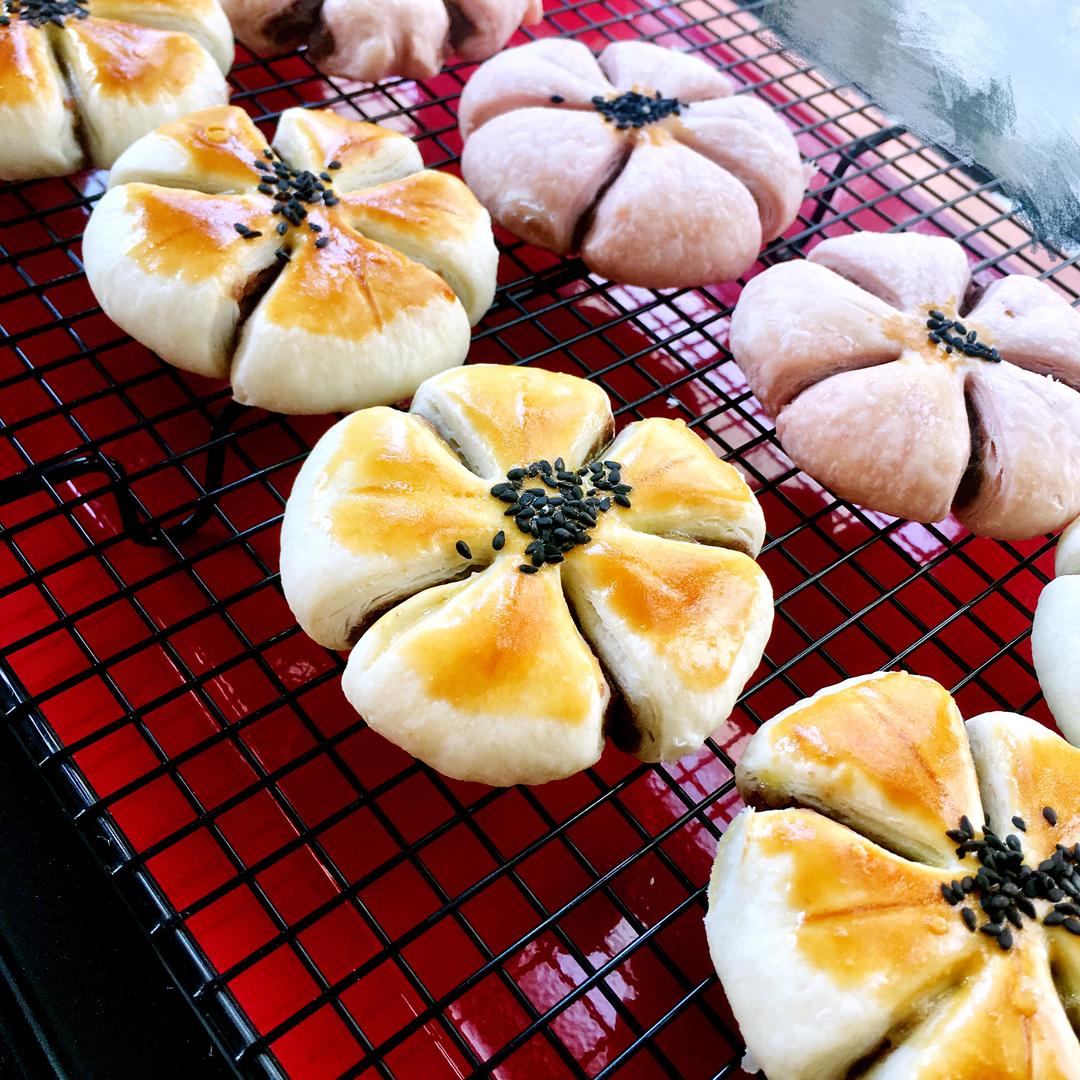 红豆沙梅花酥的做法