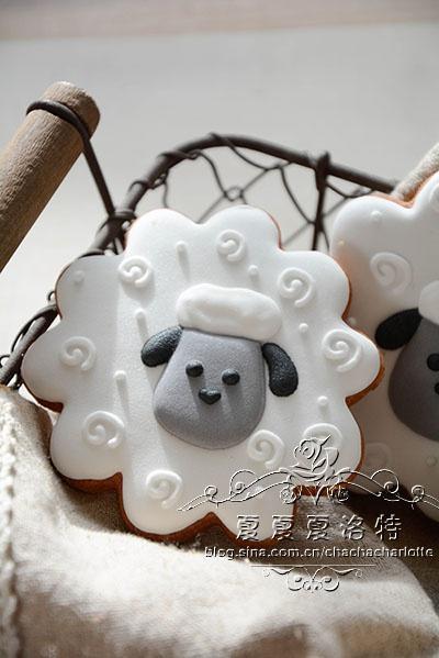 羊年简单可爱的小羊饼干的做法
