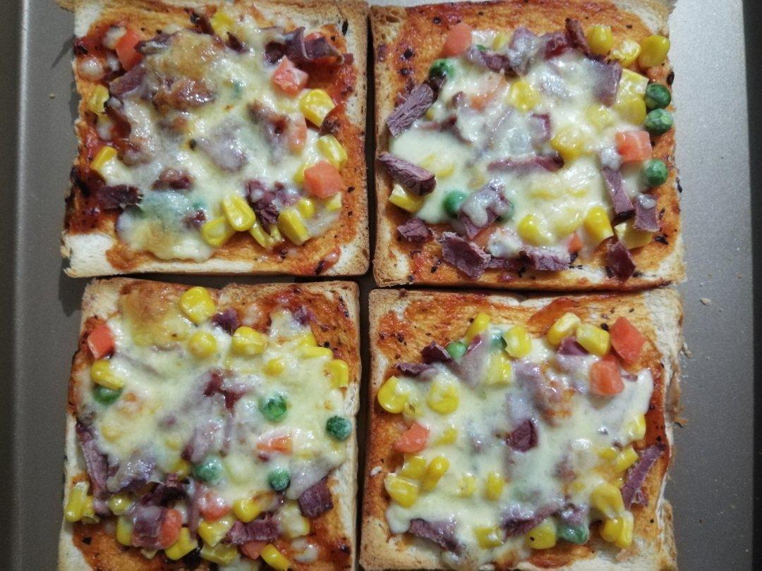 超好吃面包披萨🍕