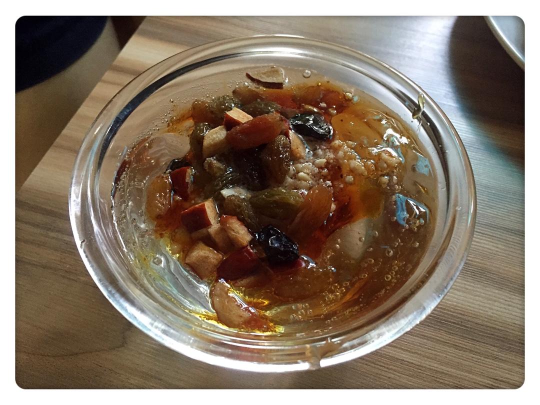 红糖桂花冰粉