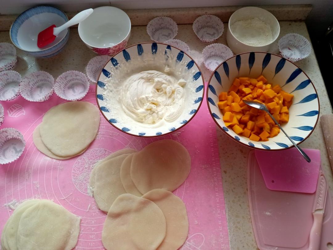 腹黑白胖子——奥利奥雪媚娘